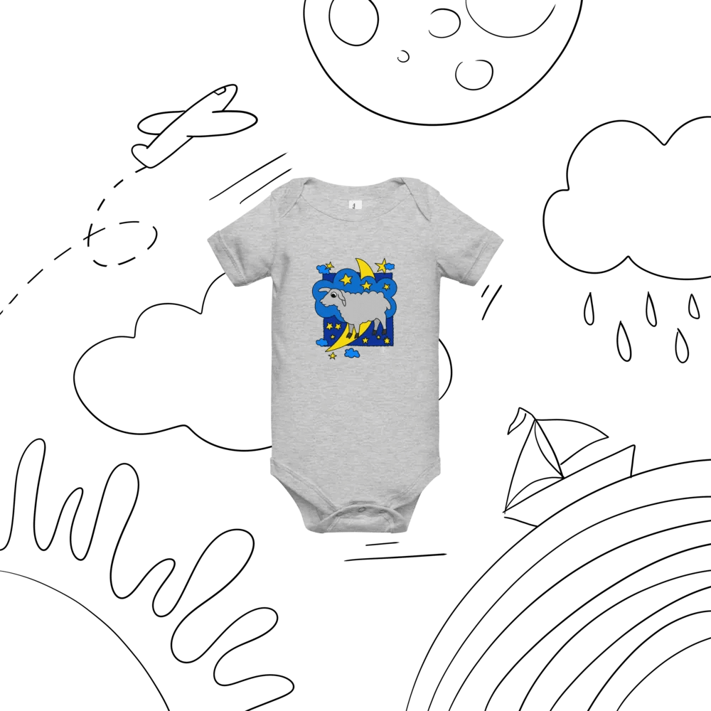 Sleepy Sheep - Baby Onesie product image (6)