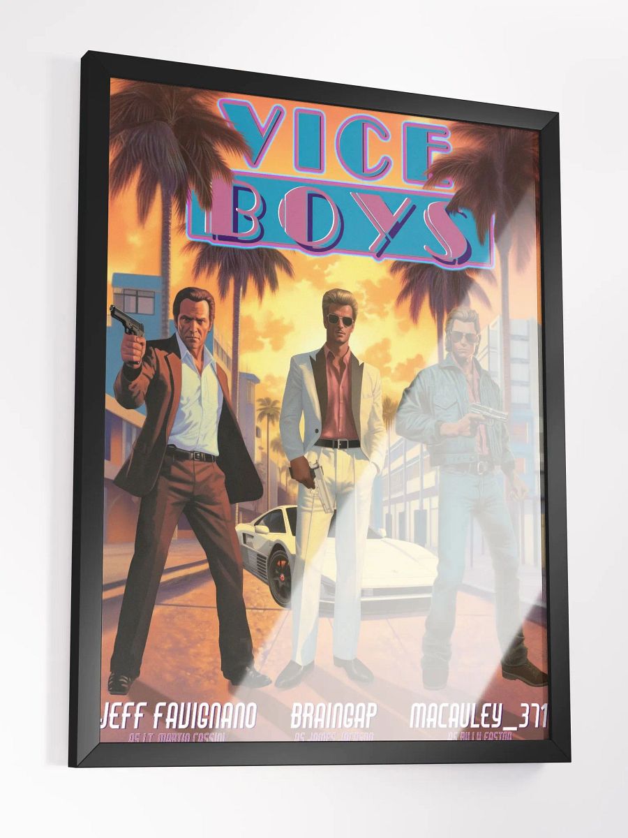 Vice Boys Miami Sunset Framed Poster product image (3)