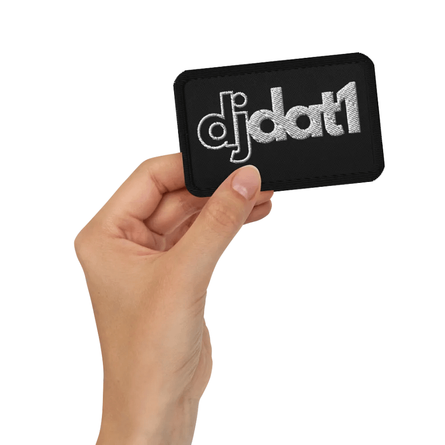 [DJDAT1] Signature Logo Embroidered Patch product image (2)