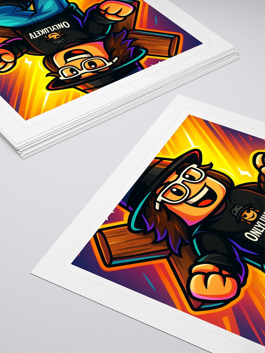 OnlyLukeTV Kiss Cut Stickers product image (4)