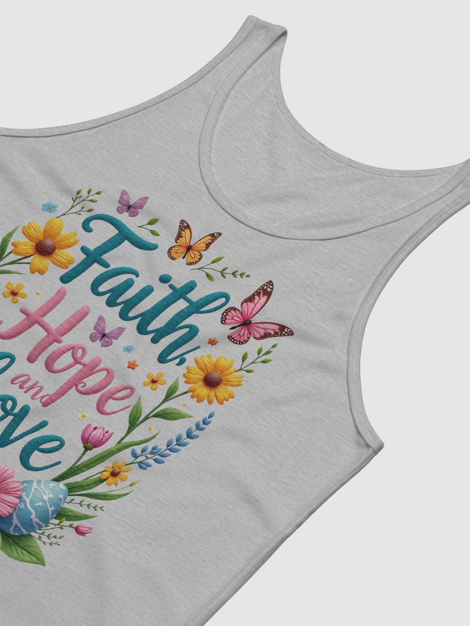 Faith, Hope and Love Floral Tank product image (30)