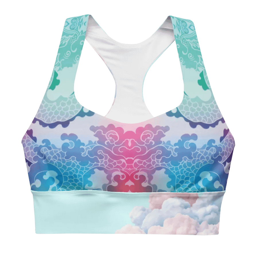 Pastel Incarnation Recycled Longline Sports Bra product image (1)