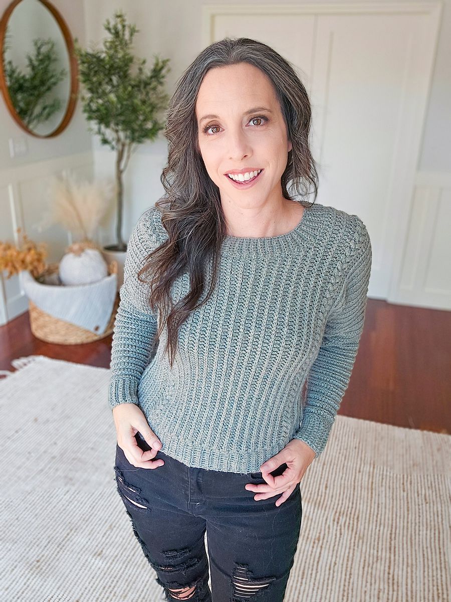 Autumn Wheat Crochet Sweater Pattern (XS-5X) product image (3)