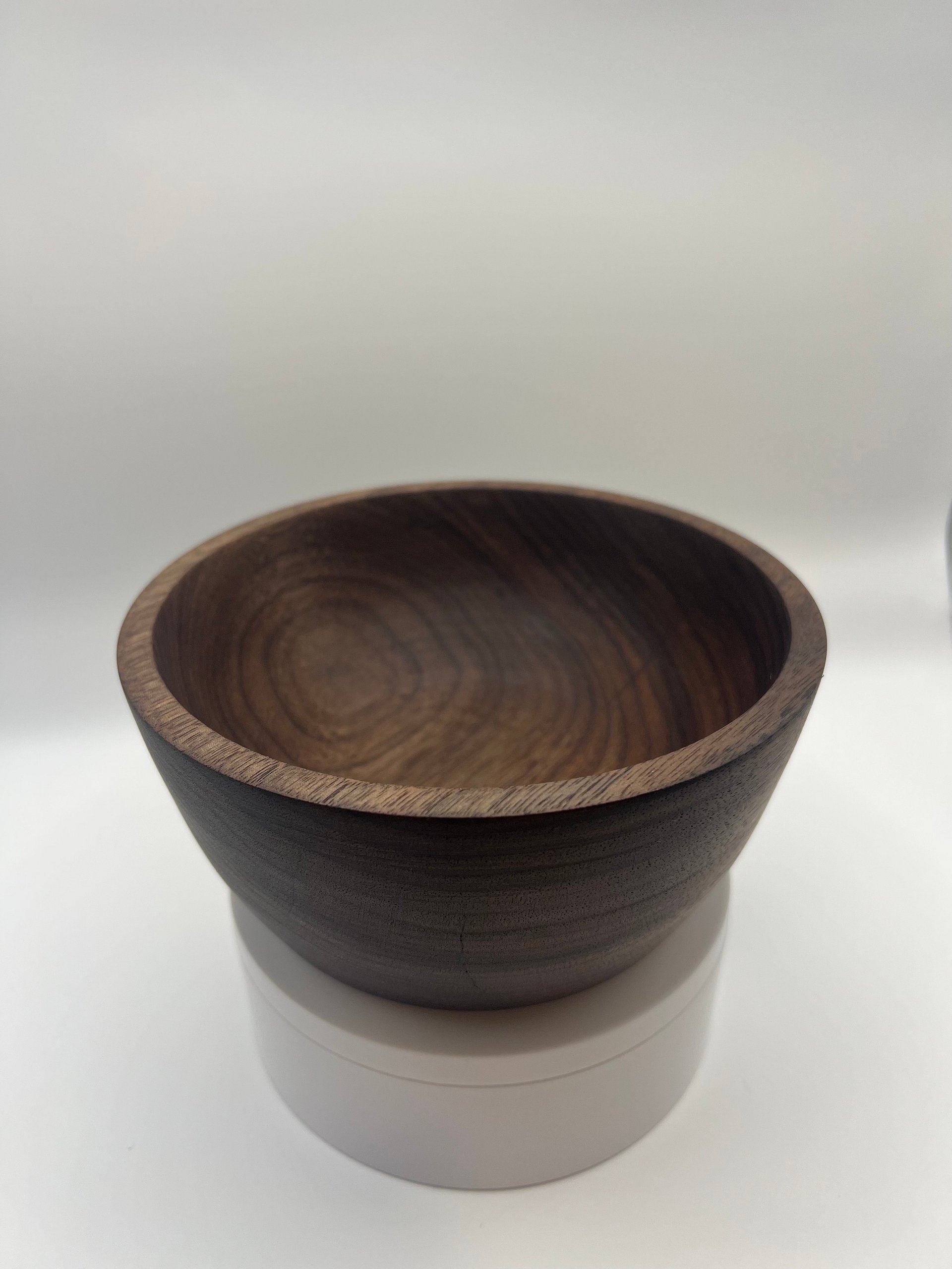 🌿 Black Walnut Bowl – 5.5” Hand-Turned Live on TikTok | Solid Black Walnut Wood product image (5)