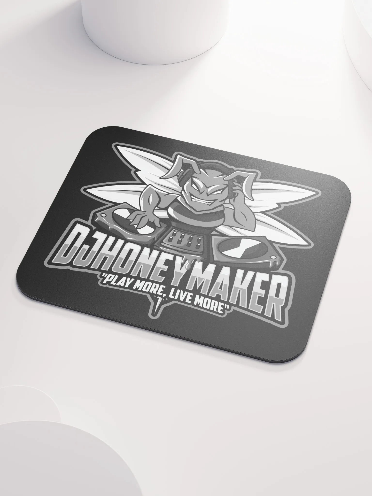 Black & White Logo Classic Mouse Pad product image (3)