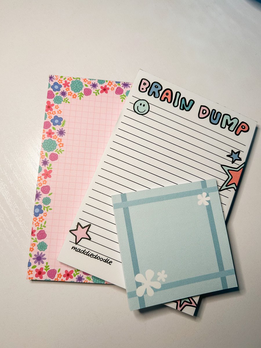 Light Blue Sticky Note Pad product image (4)