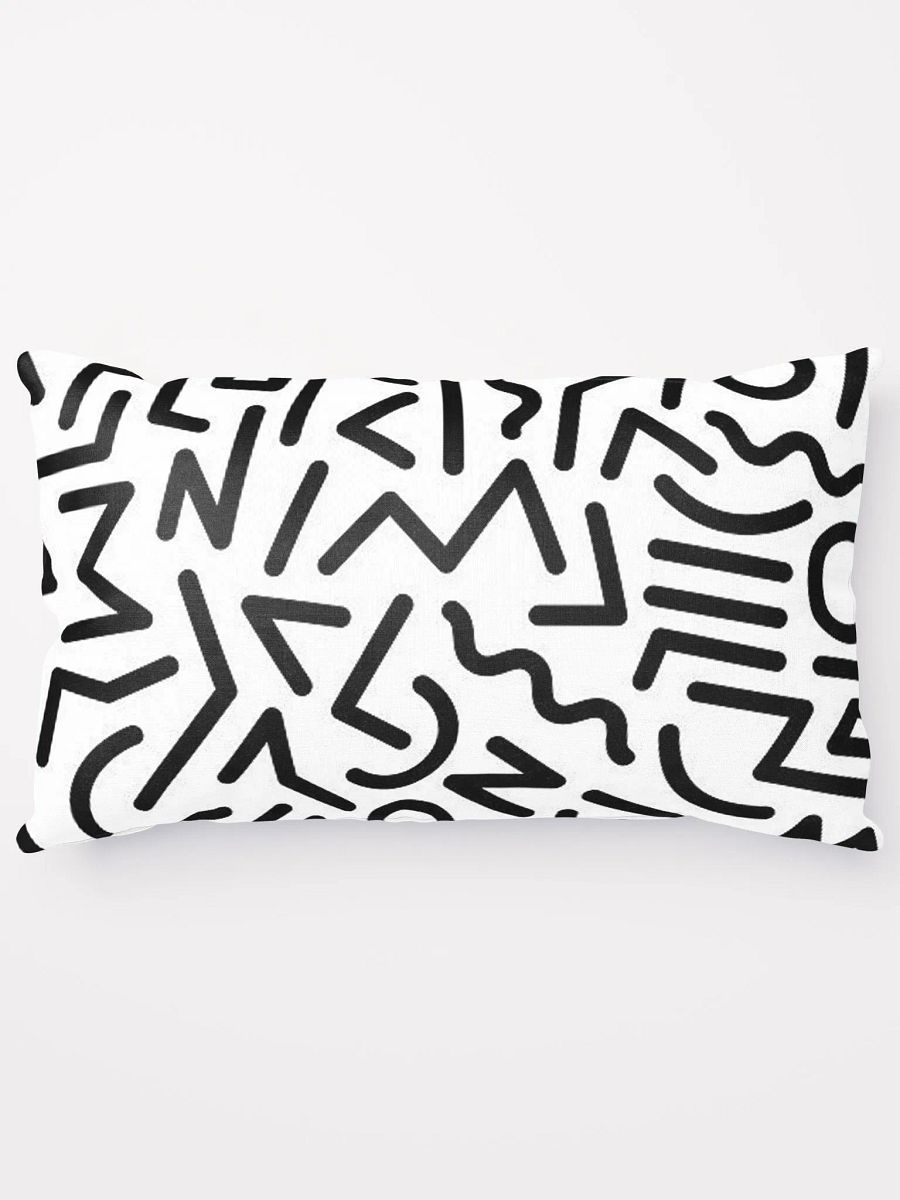 Funky Pattern B&W cushion product image (5)