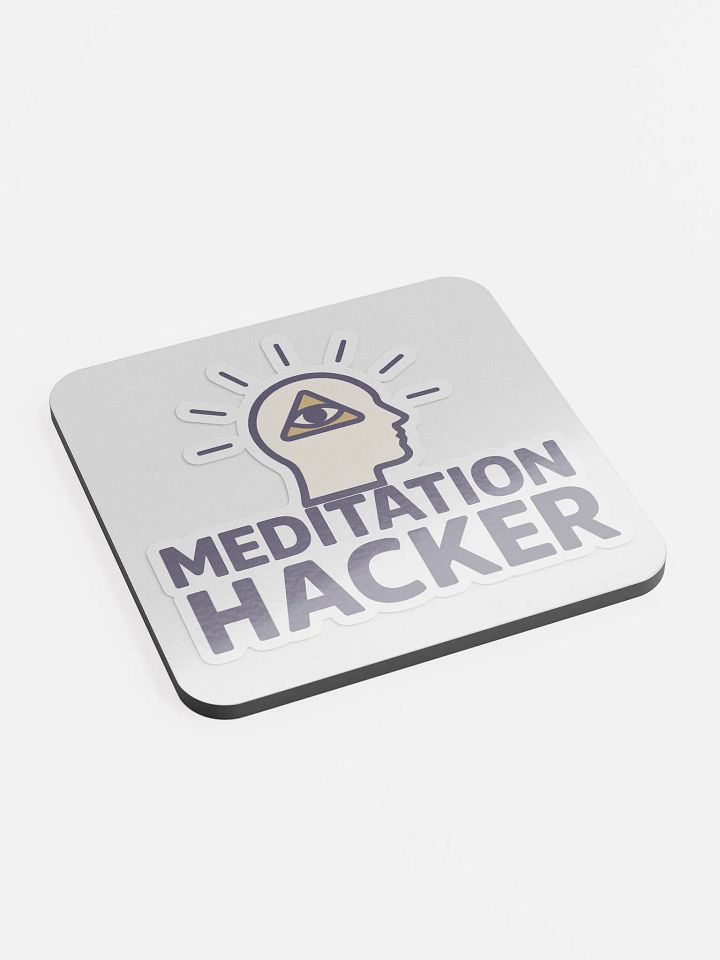 MEDITATION HACKER — Coaster for the Conscious Coders product image (2)