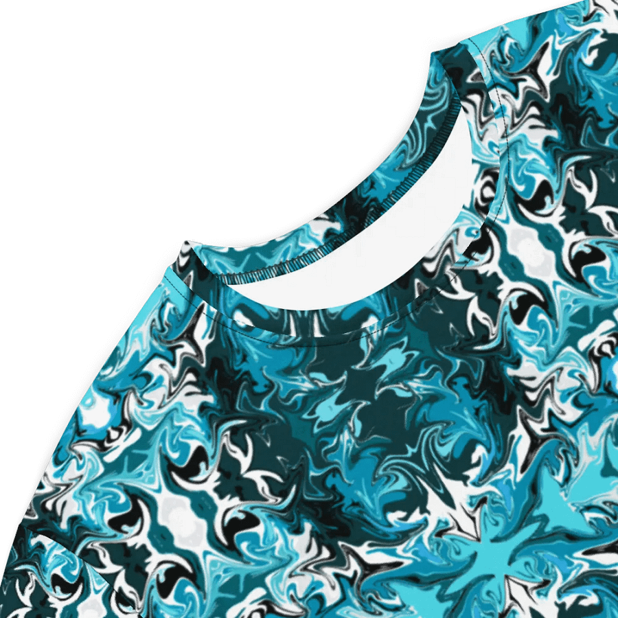 Blue Swirl T-Shirt Dress product image (6)