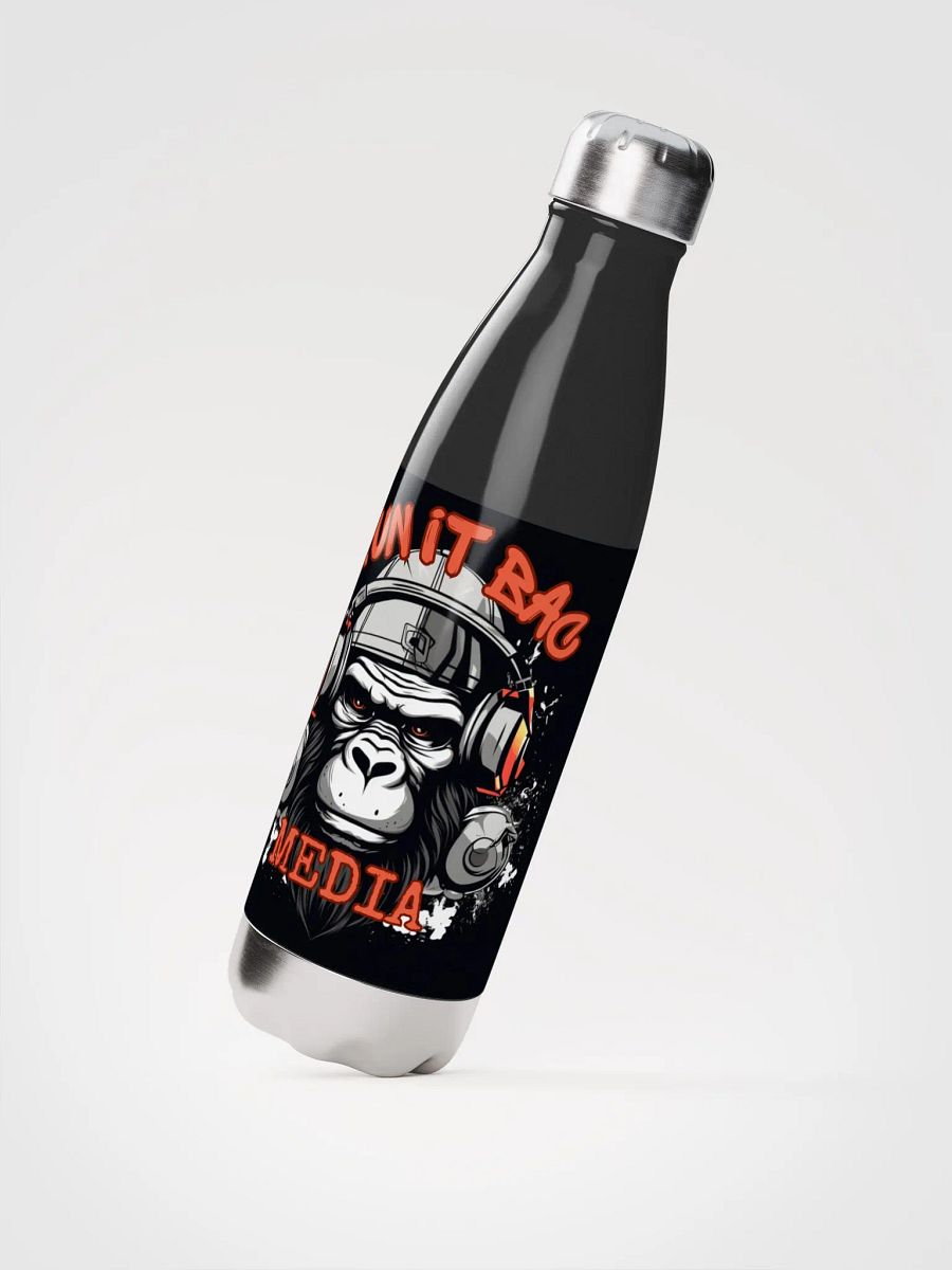 RUN It BAC Media Water Bottle Black product image (2)