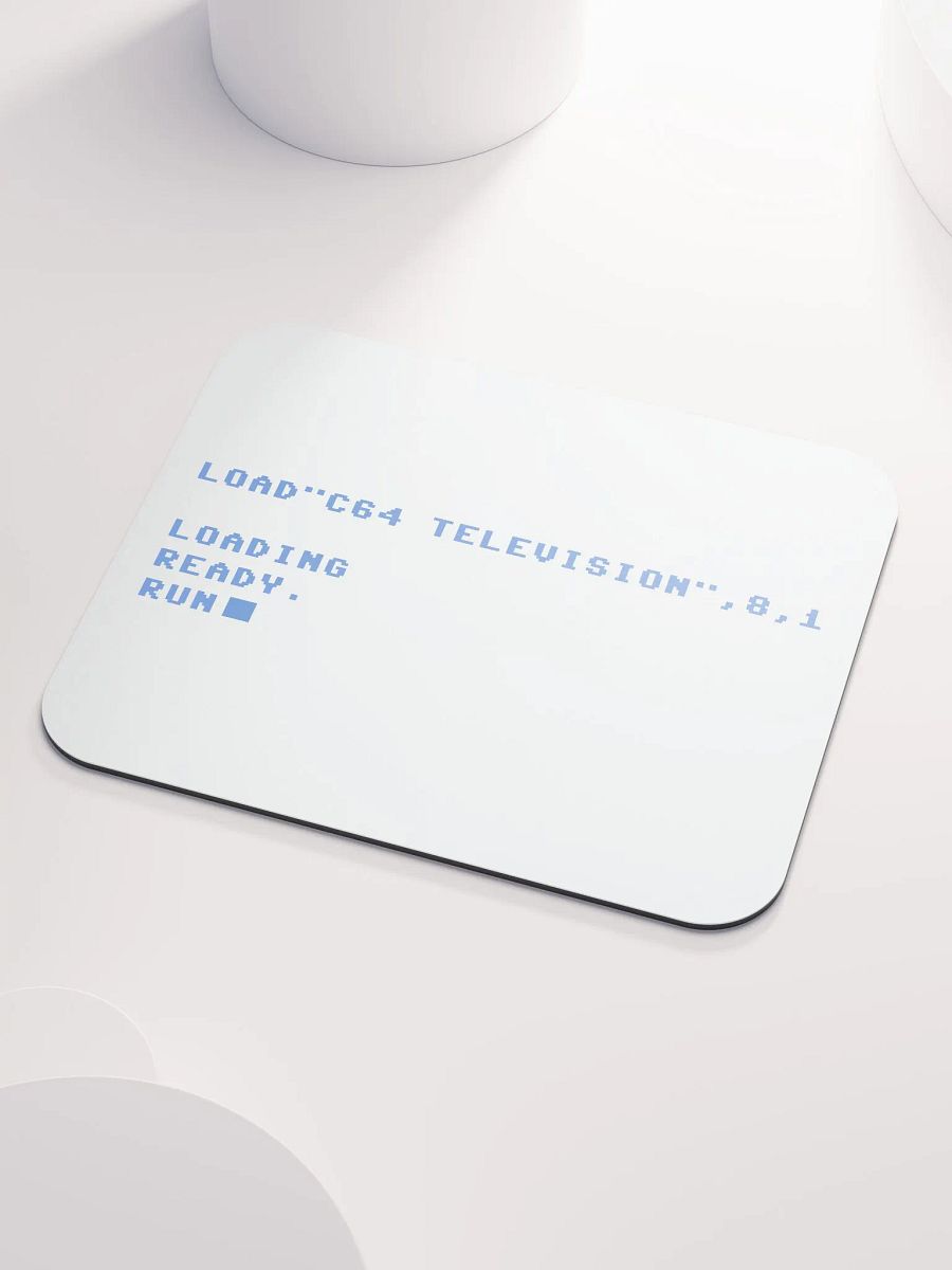 Classic Mouse Pad (Load C64 Telelvision ,8,1) product image (3)