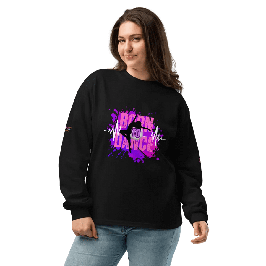 Born to Dance Her Silhouette Unisex Long Sleeve Shirt product image (2)