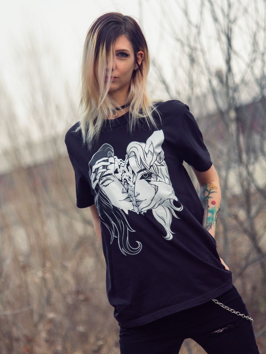Shattered T-Shirt (Black) product image (3)