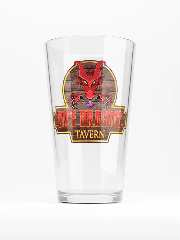 Dice Dragons Tavern Pint Glass product image (1)
