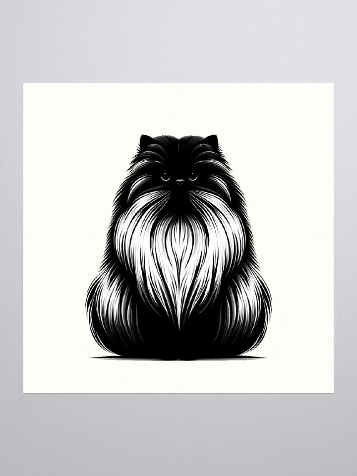 Kiss Cut Stickers: Persian Monochrome product image (1)