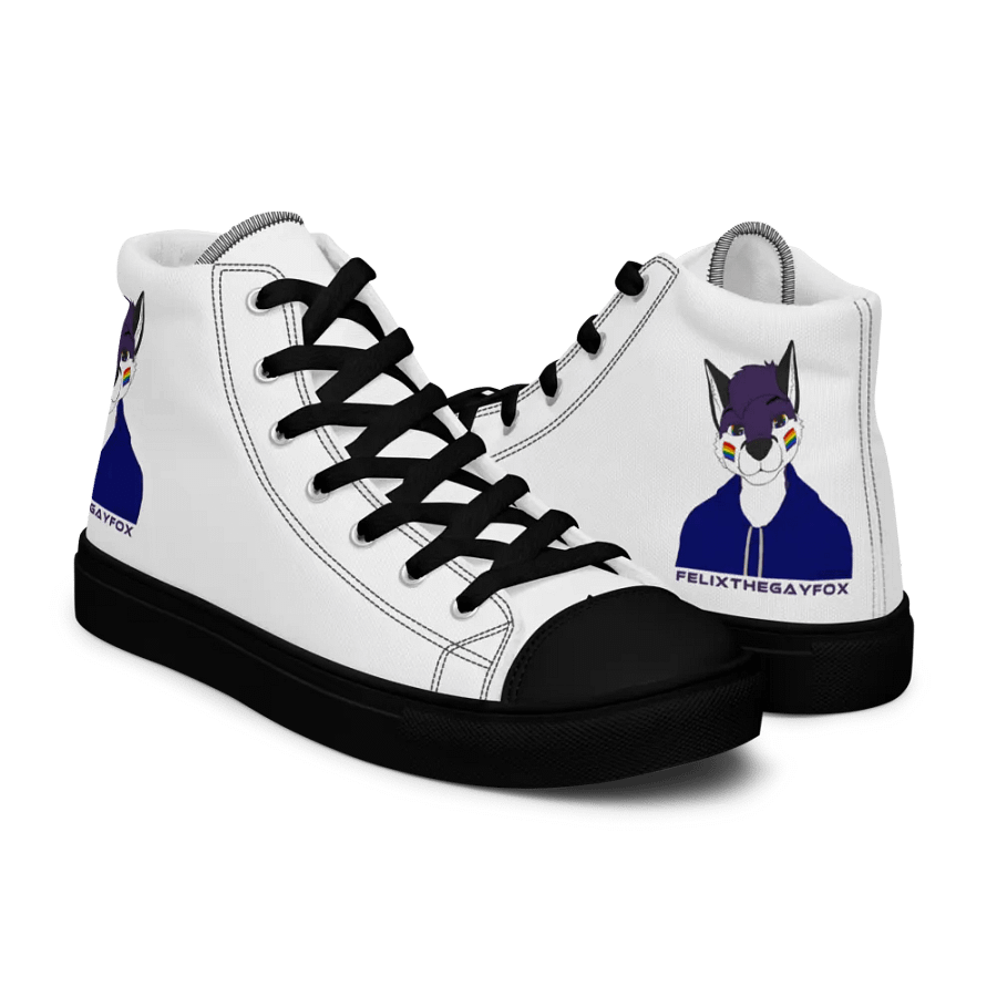 FelixTheGayFox - Men's High Top Canvas Shoes product image (9)