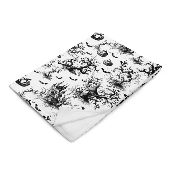 Halloween Black And White Blanket product image (2)