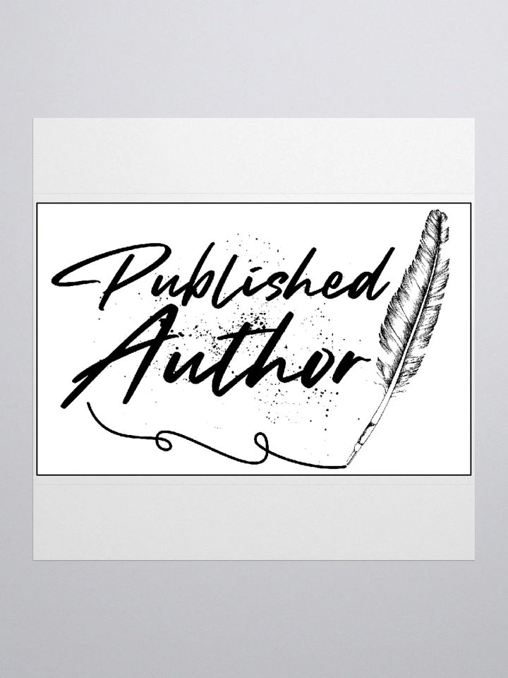 Sticker Published Author product image (1)