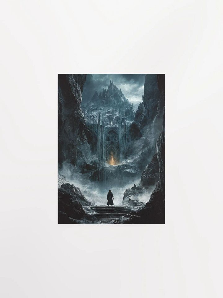 Entrance to the Mountain - High-Quality Matte Poster product image (1)