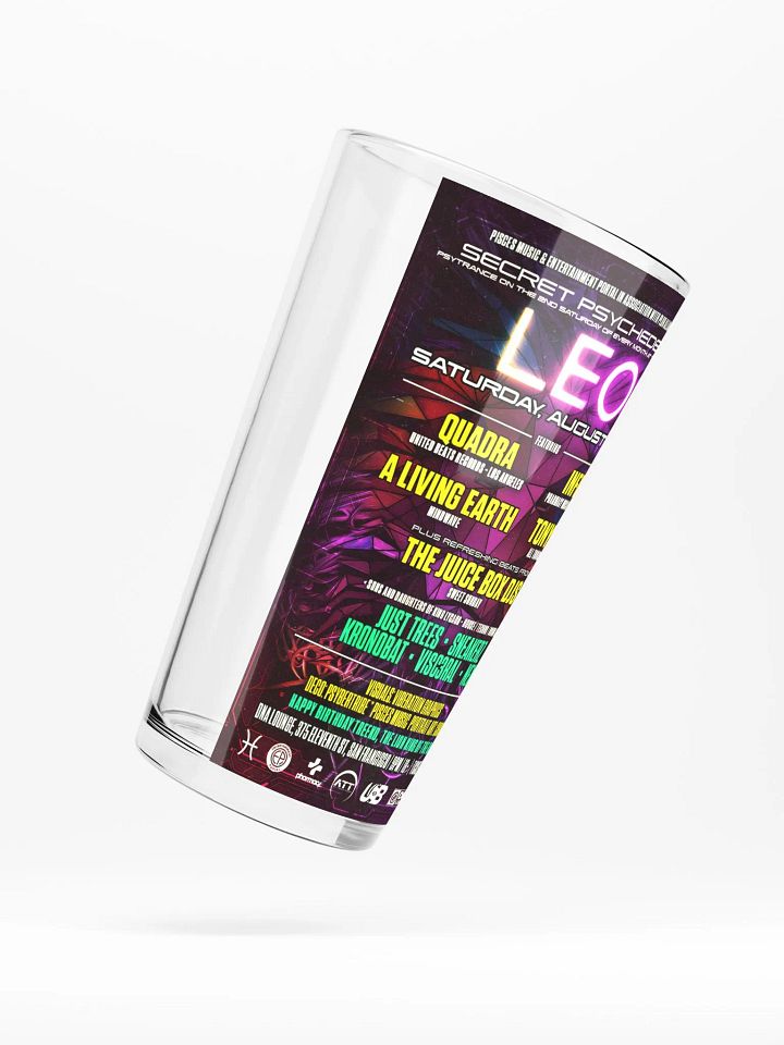 Leo 2022 Shaker Pint Glass product image (2)