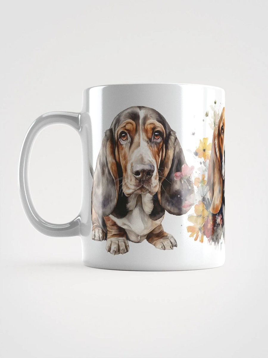 Basset Hound Trio Watercolor Mug product image (6)