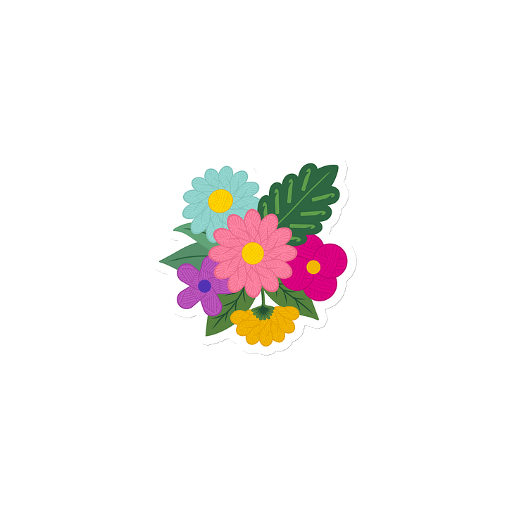 Floral Yarn Magnet - Crochet product image (1)