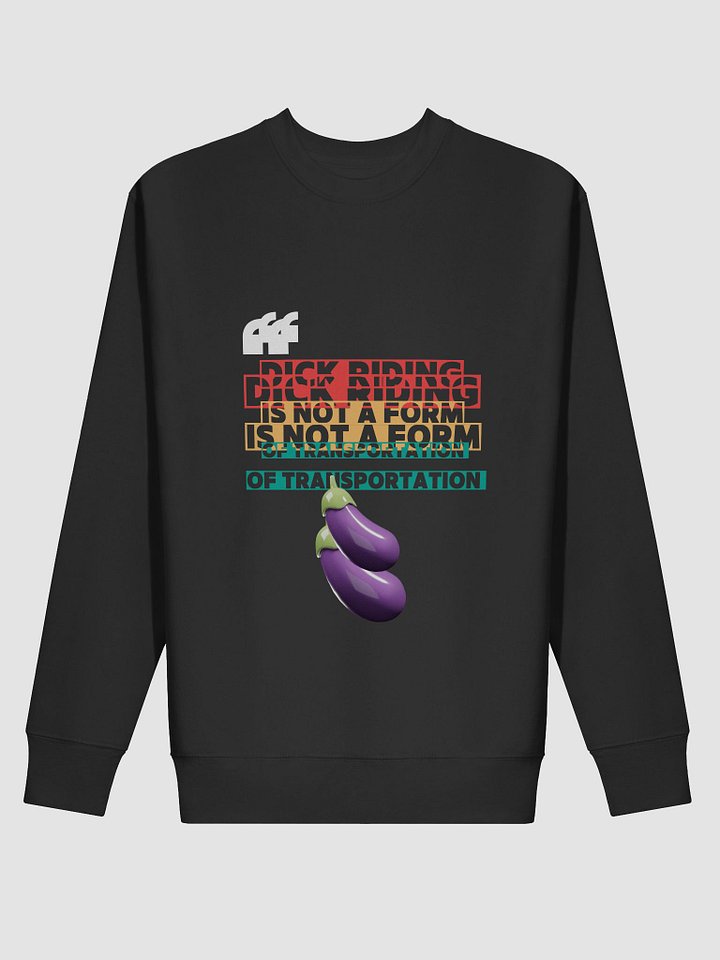 D Riding Is Not A Form Of Transportation Sweater product image (9)