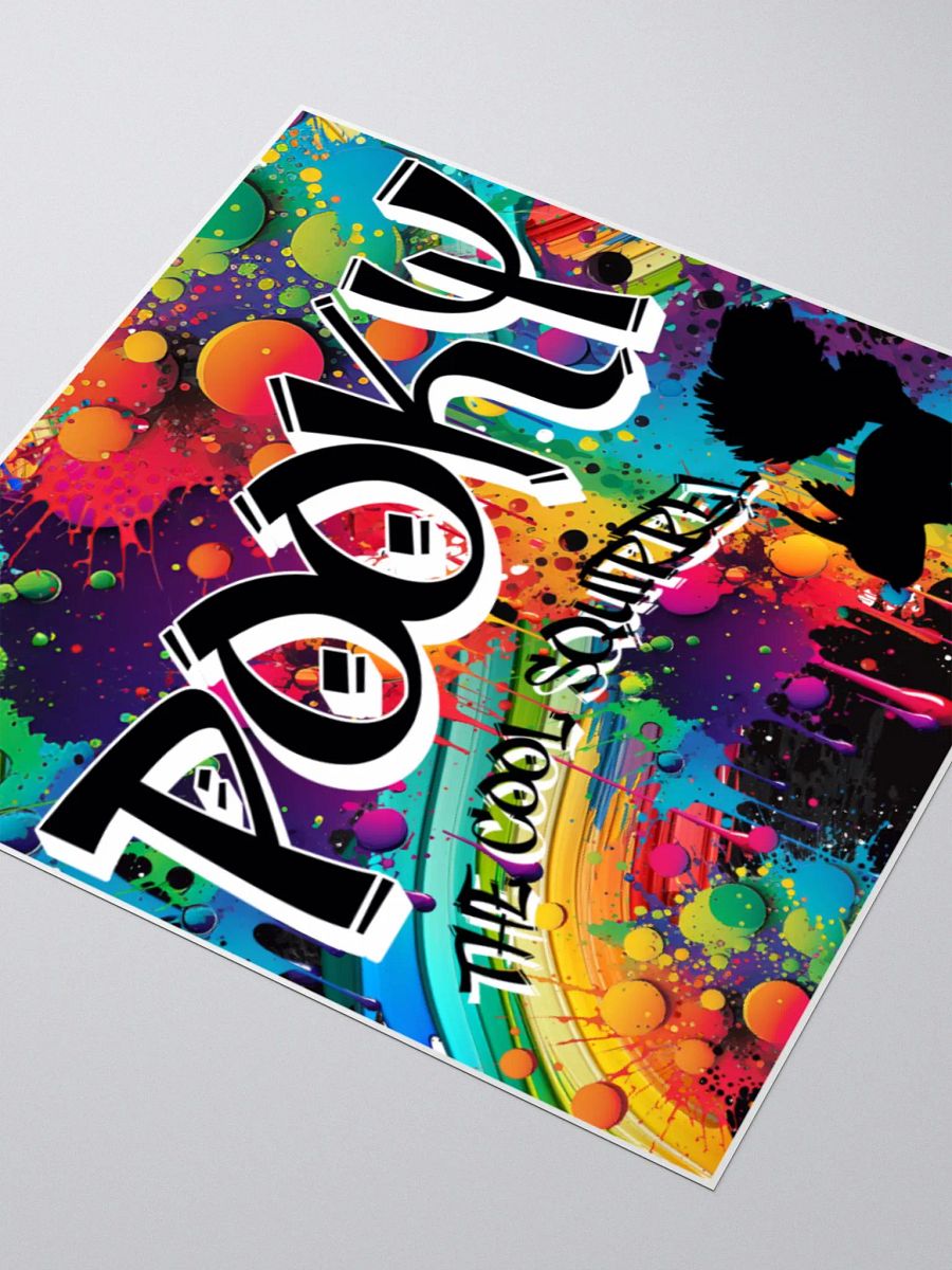 Pooky's Graffiti Kiss Cut Stickers product image (7)