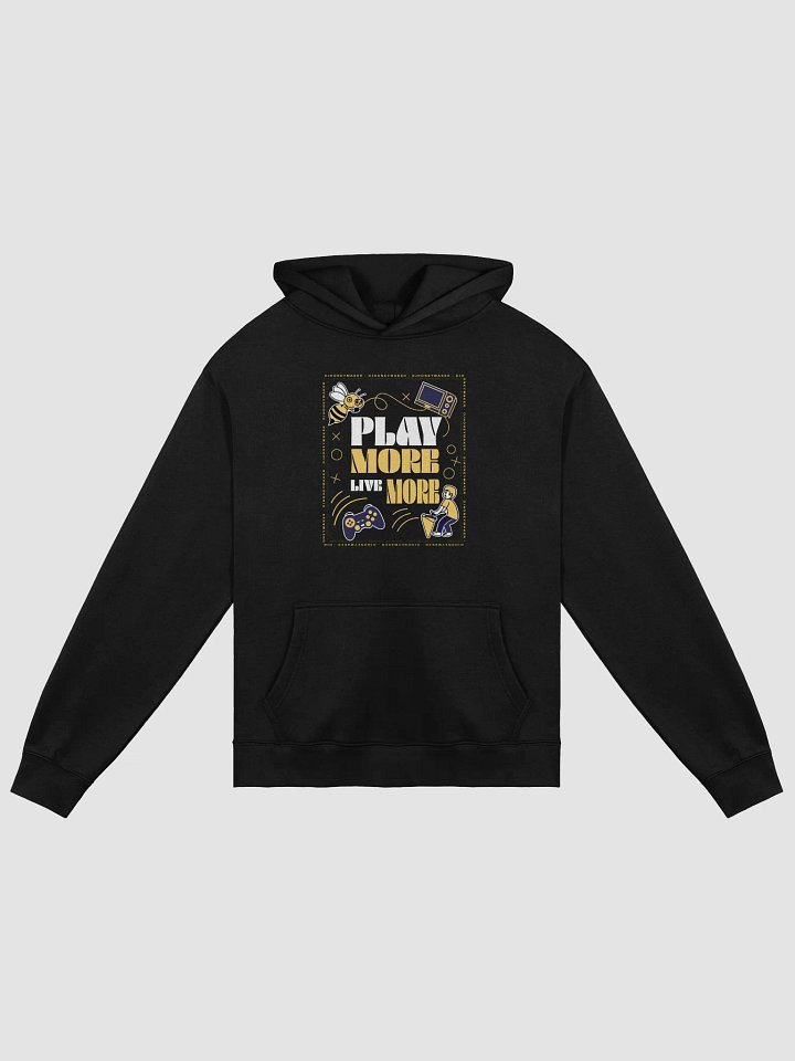 Play More Live More Unisex Premium Oversized Hoodie product image (1)