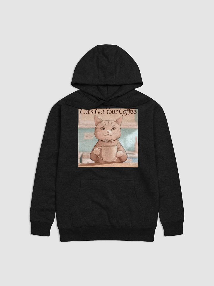 Cat Coffee Charm Premium Hoodie product image (10)