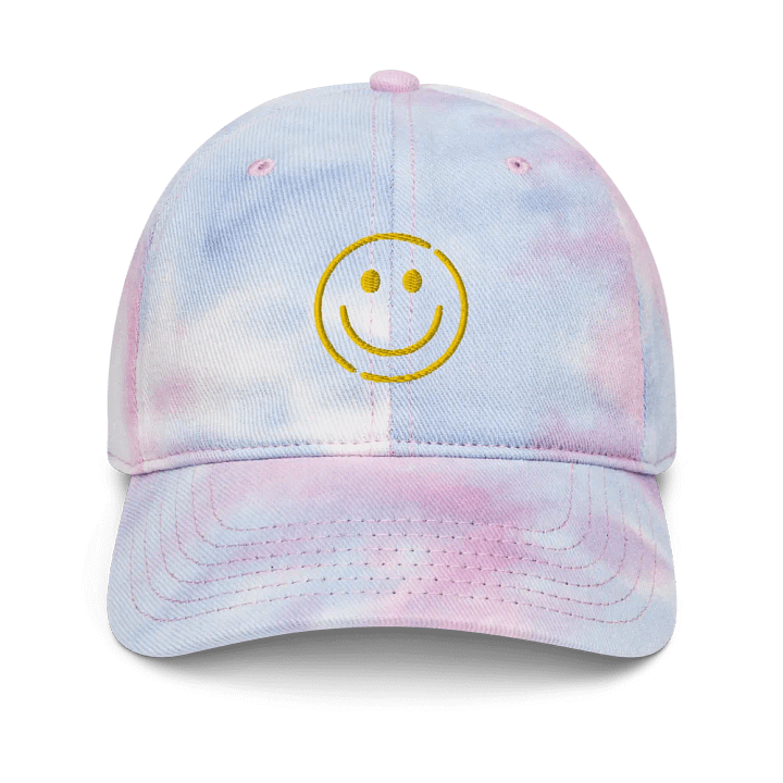 Groovy Smiley Tie-Dye Hat product image (1)