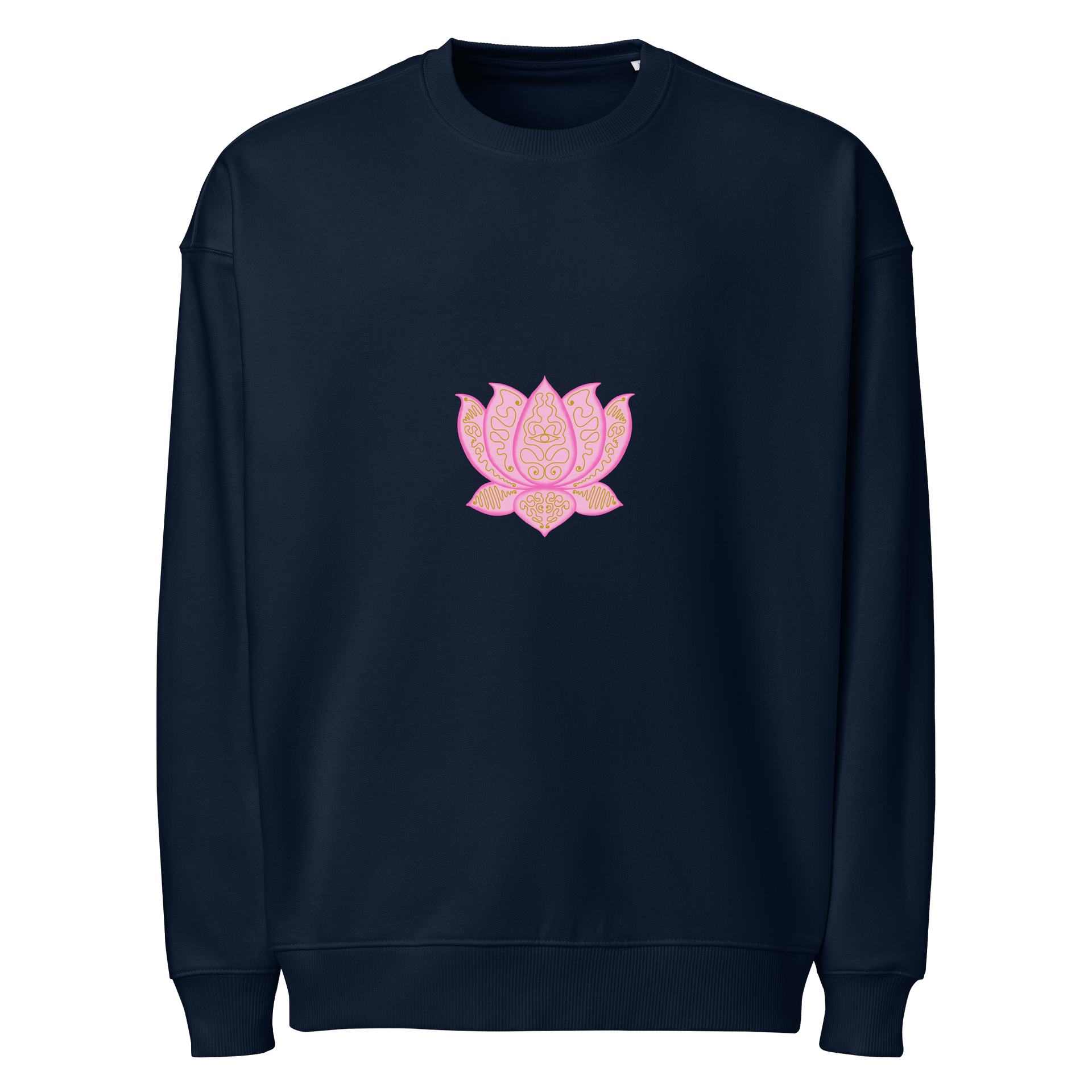 Golden Lotus Unisex Organic Sweatshirt product image (1)