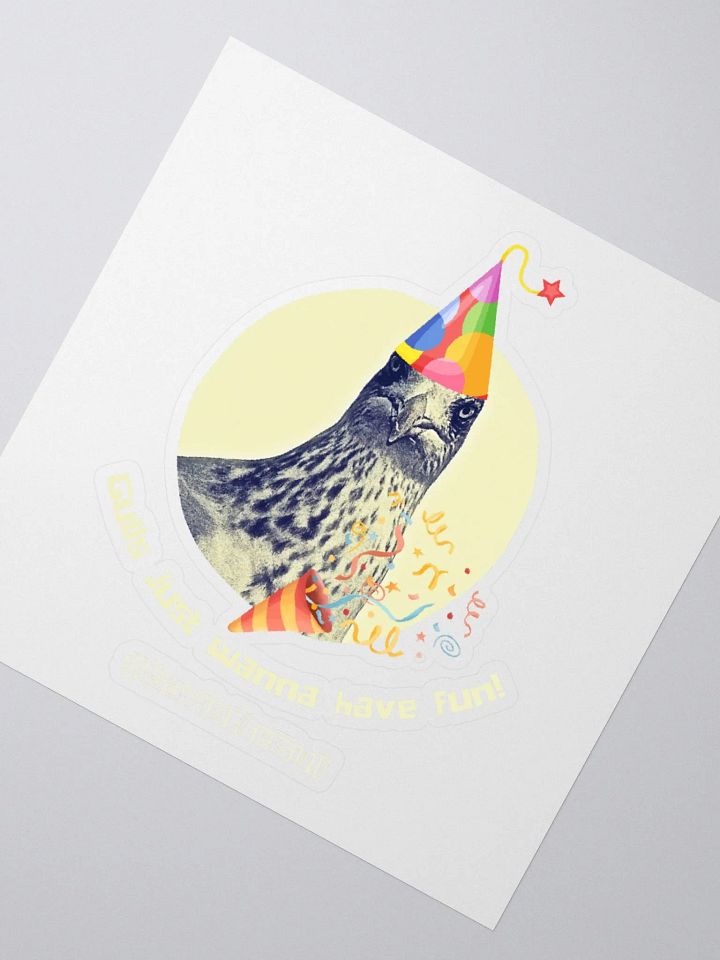 Gavin the Gull - Gulls just wanna have fun stickers product image (5)