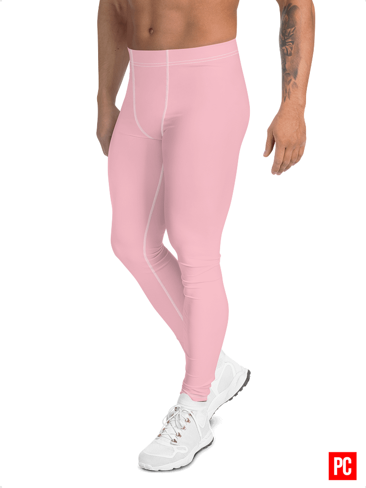 Plain Color Pink Leggings product image (4)
