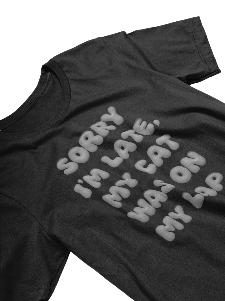 Pawsitively Late Womens Tee product image (1)