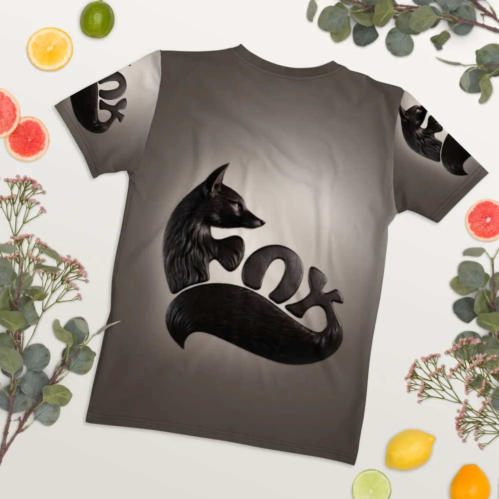 Black Fox Typography T shirt product image (5)