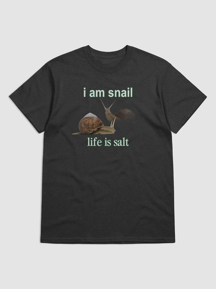 I am snail, life is salt T-shirt product image (13)