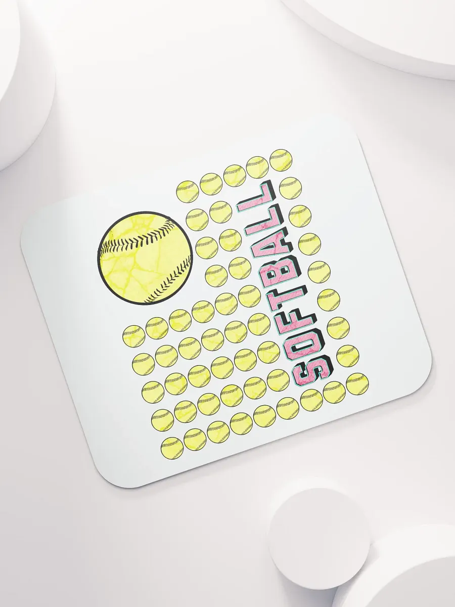 US Flag Softball Mosaic Mouse Pad product image (5)