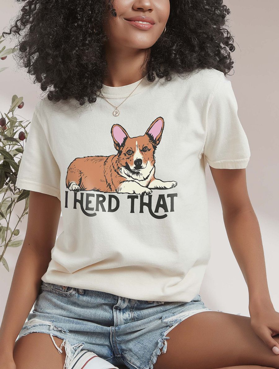 I Herd That Welsh Corgi (Red) | Funny T-Shirt for Corgi Paw-rents product image (20)