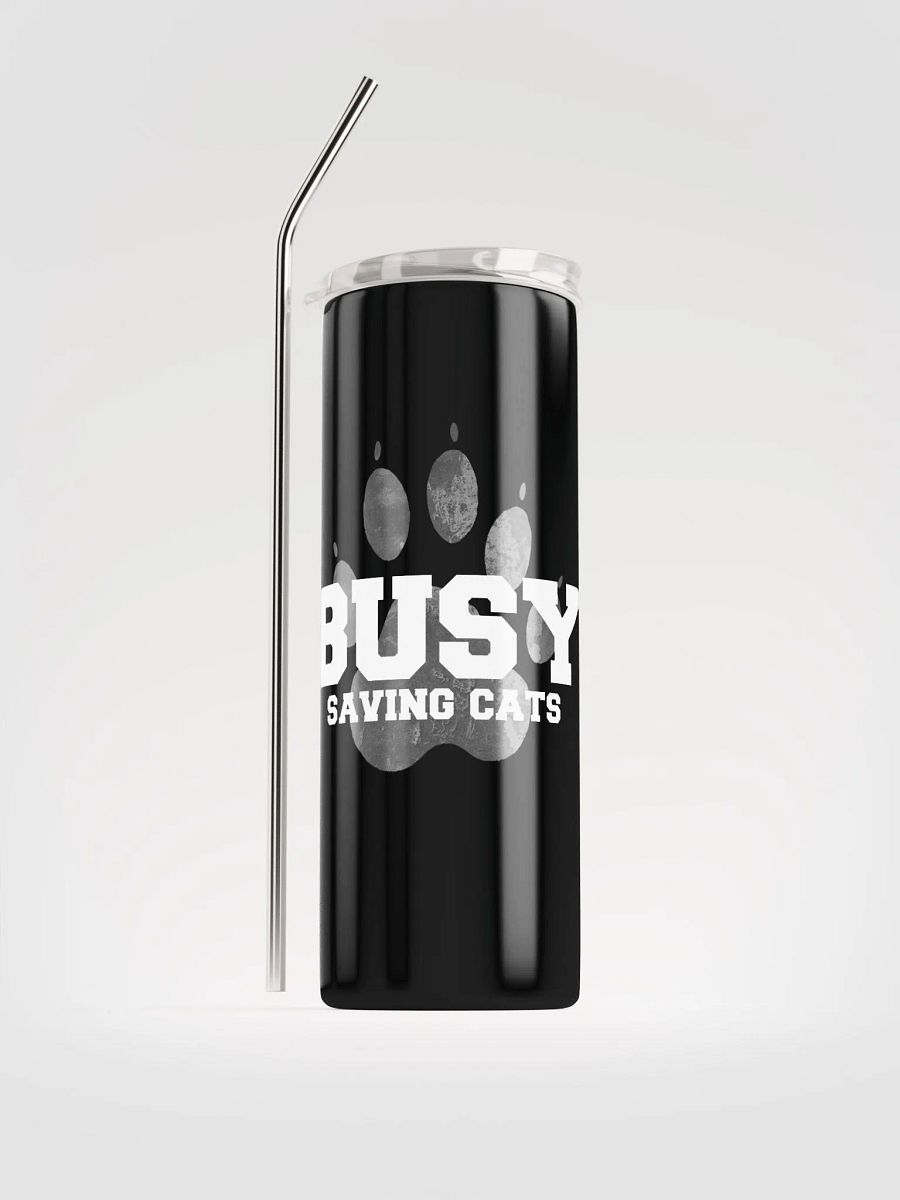 busy saving cats stainless steel cup product image (1)