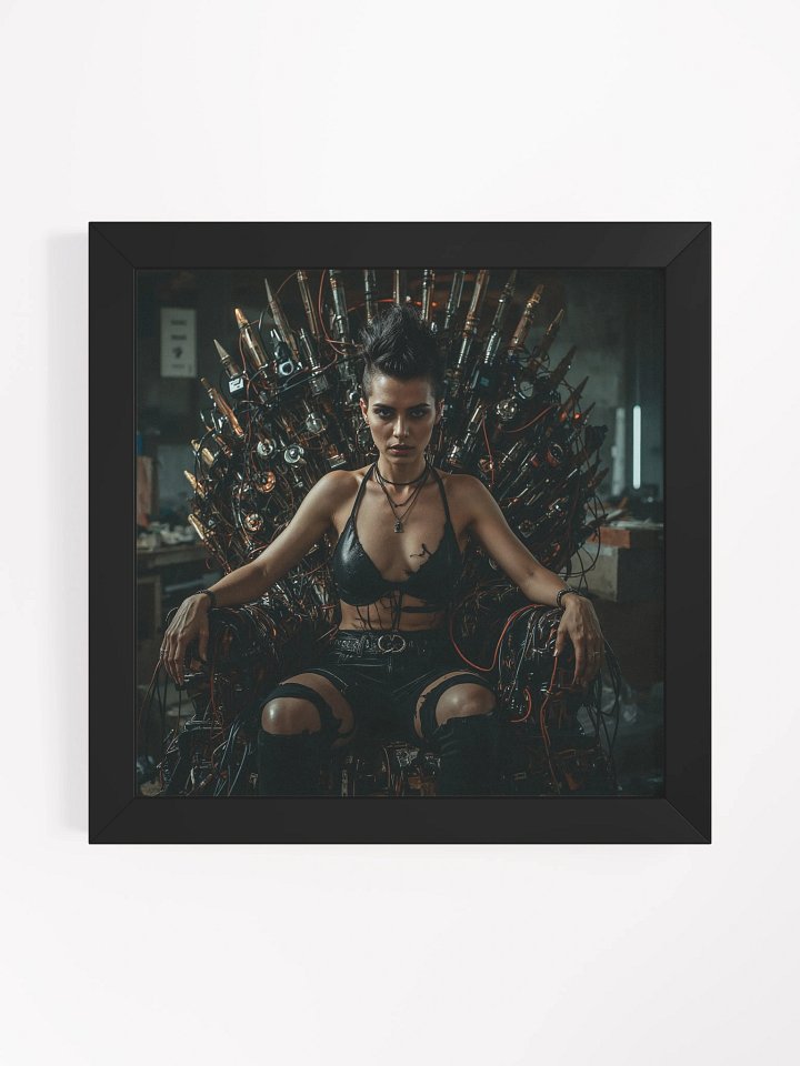 Wired Throne Framed Print product image (5)