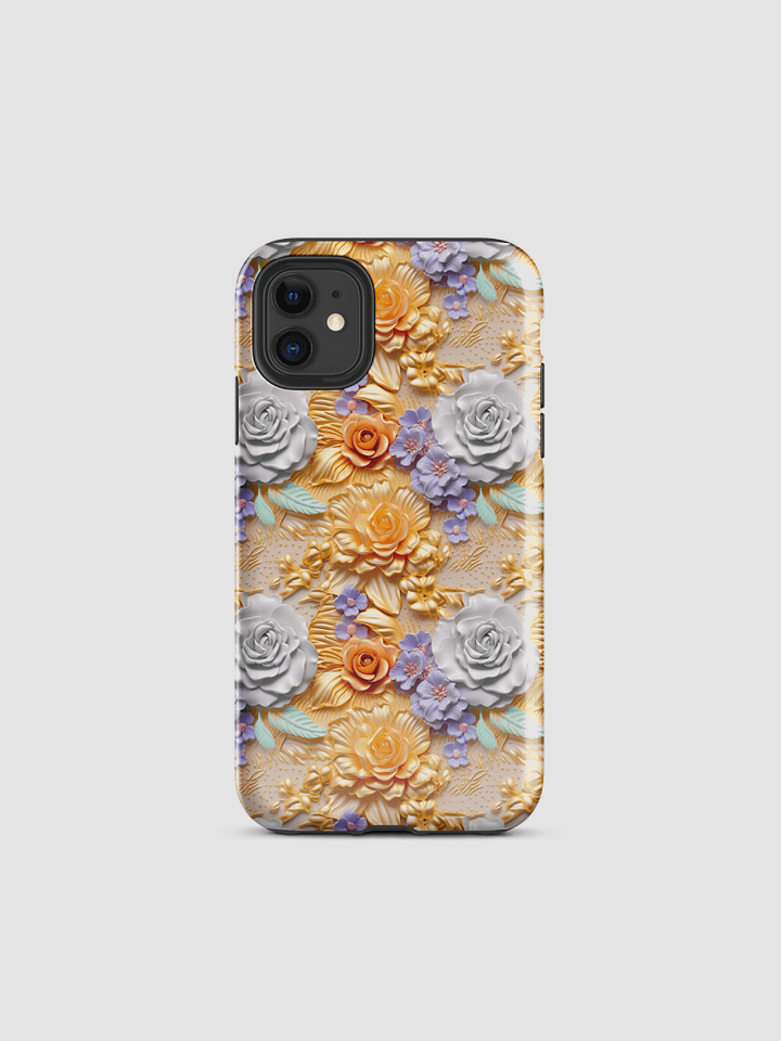 3D flowers Tough iPhone Case product image (1)