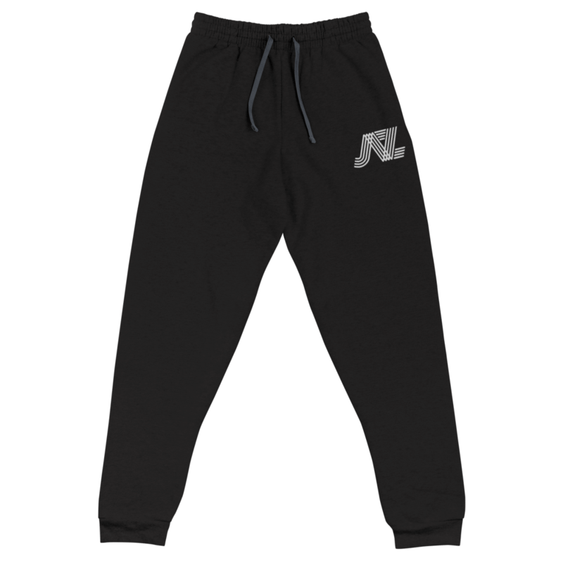 JAZ JERZEES UNISEX JOGGERS W/LOGO ON LEFT LEG(BLACK) product image (1)
