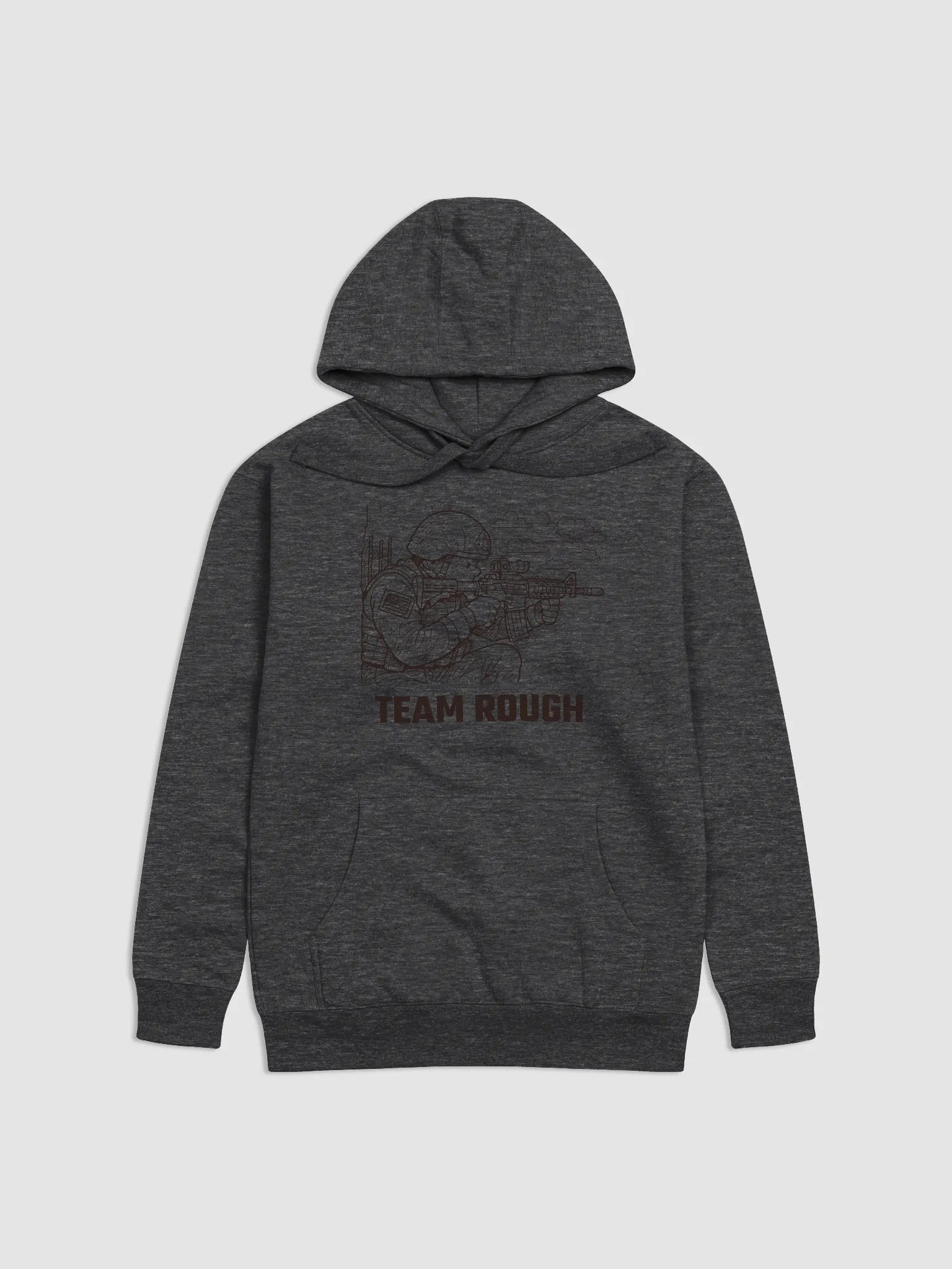 Team Rough – Military-Inspired Bold Graphic Tee | i Roar Concept Design product image (5)