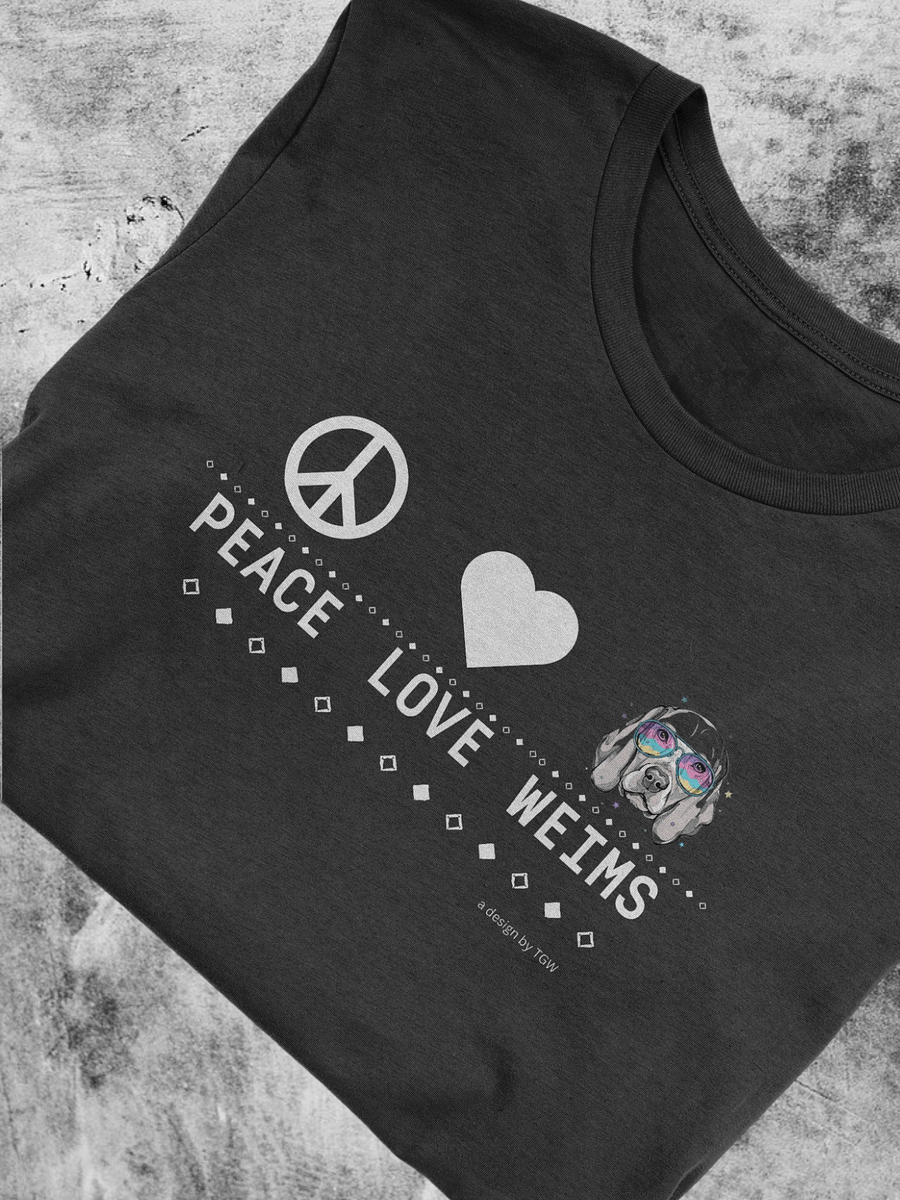 Peace Love Weims - Bella+Canvas Supersoft T-shirt product image (30)