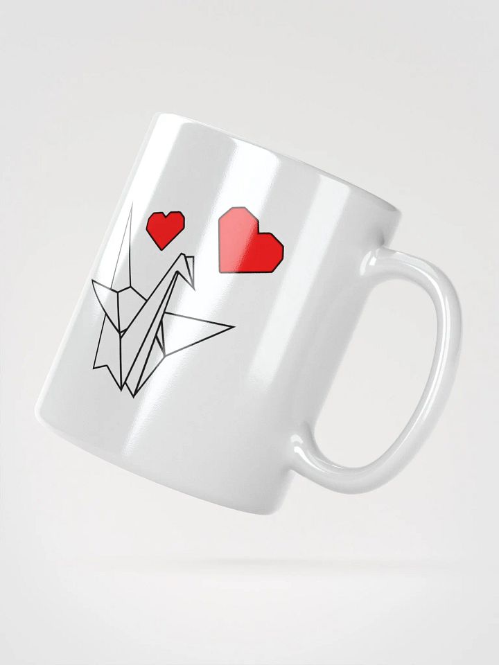 Origami Love Mug - White product image (4)