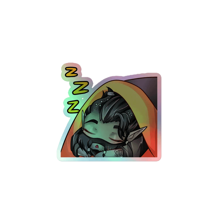 Sleepy Syn Kiss-Cut Holographic Sticker Sheet product image (1)
