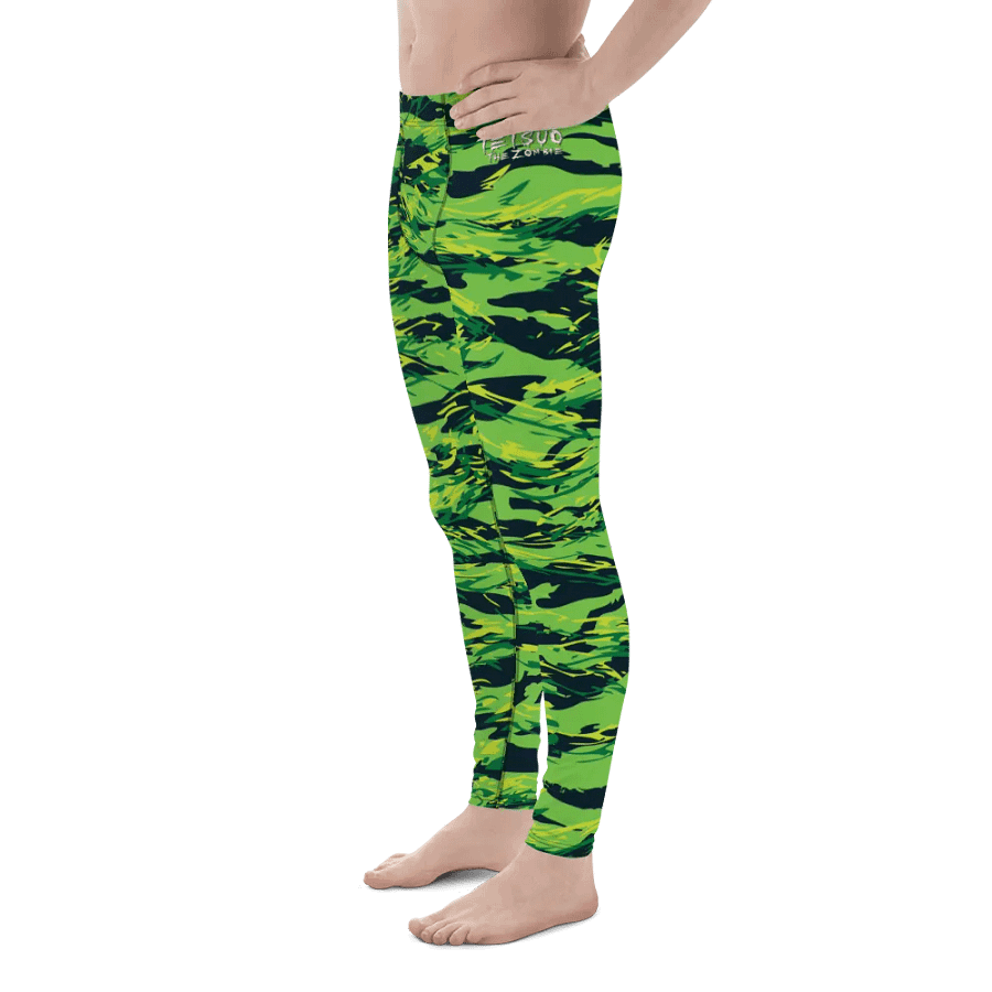 Green Camo Men's Leggings product image (6)