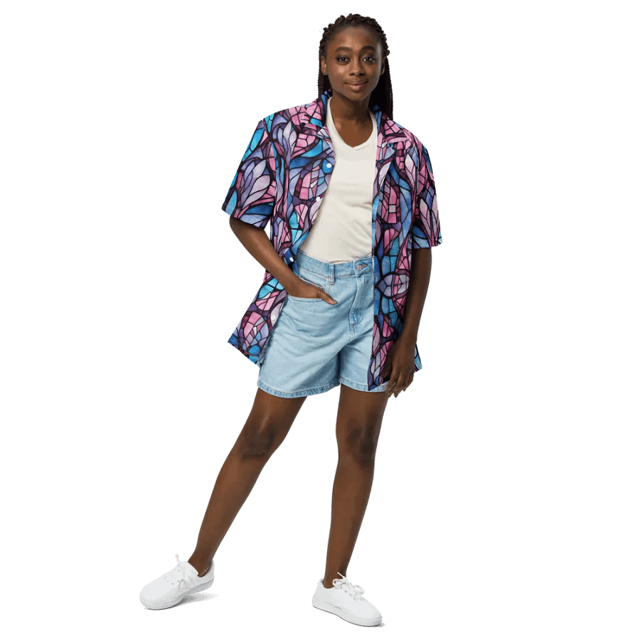 Symmetrical Serenity Hawaiian Shirt product image (3)