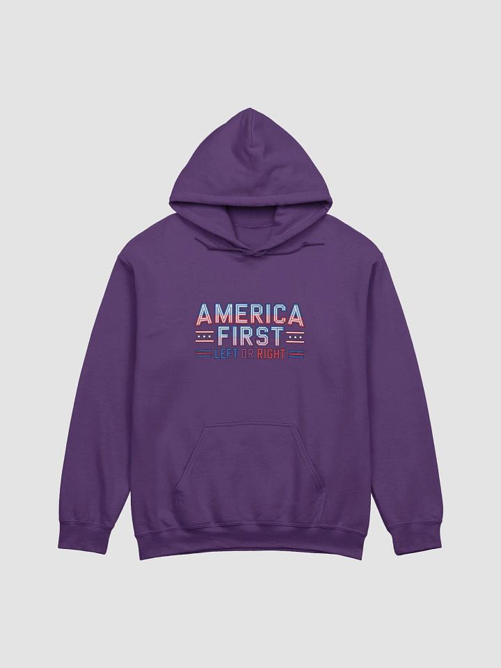 Unified Eagle Hoodie - Left, Right, Same Bird | America First product image (1)